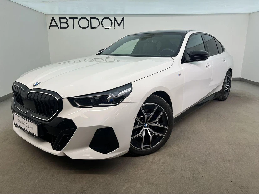 BMW 5 серии VIII поколение (G60) 2.0 AT (208 л.с.) Base Белый 2023 с пробегом 40 133 км
