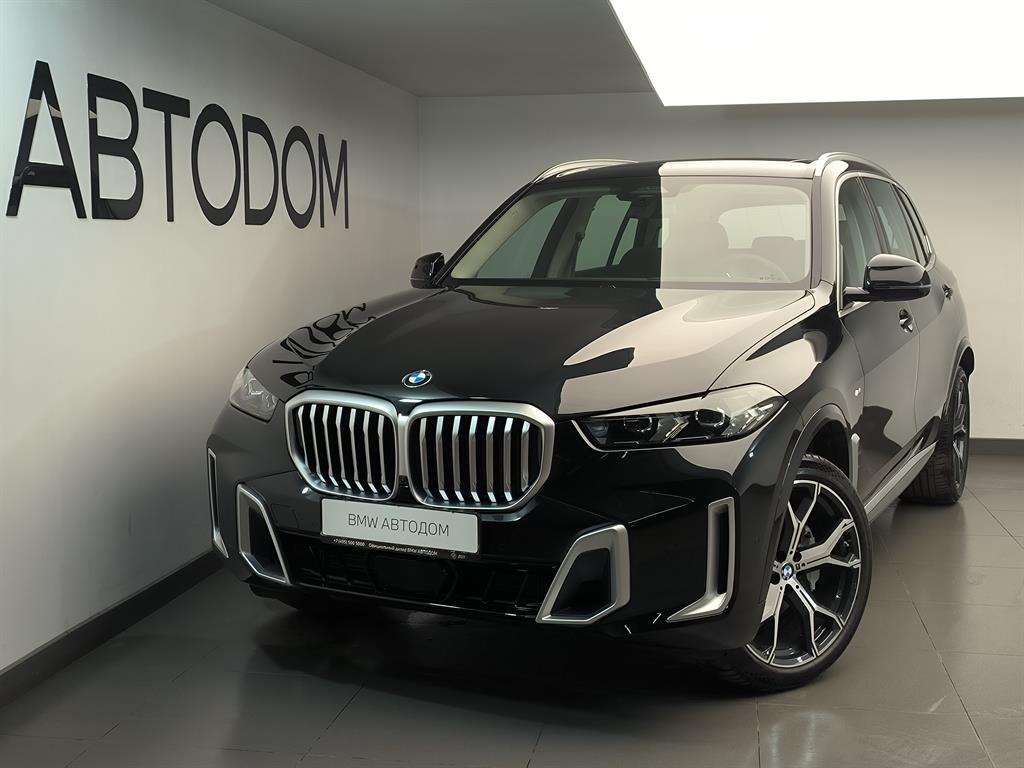 Автомобиль BMW X5 IV (G05) [рестайлинг] 2.0 AT 4WD (258 л.с.) Base Чёрный 2025 