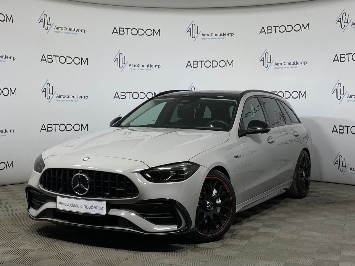 Автомобиль Mercedes-Benz C-Класс V поколение (W206/S206/C206) 200 1.5 AT 4Matic (204 л.с.) Base Серый 2023 с пробегом 28 599 км