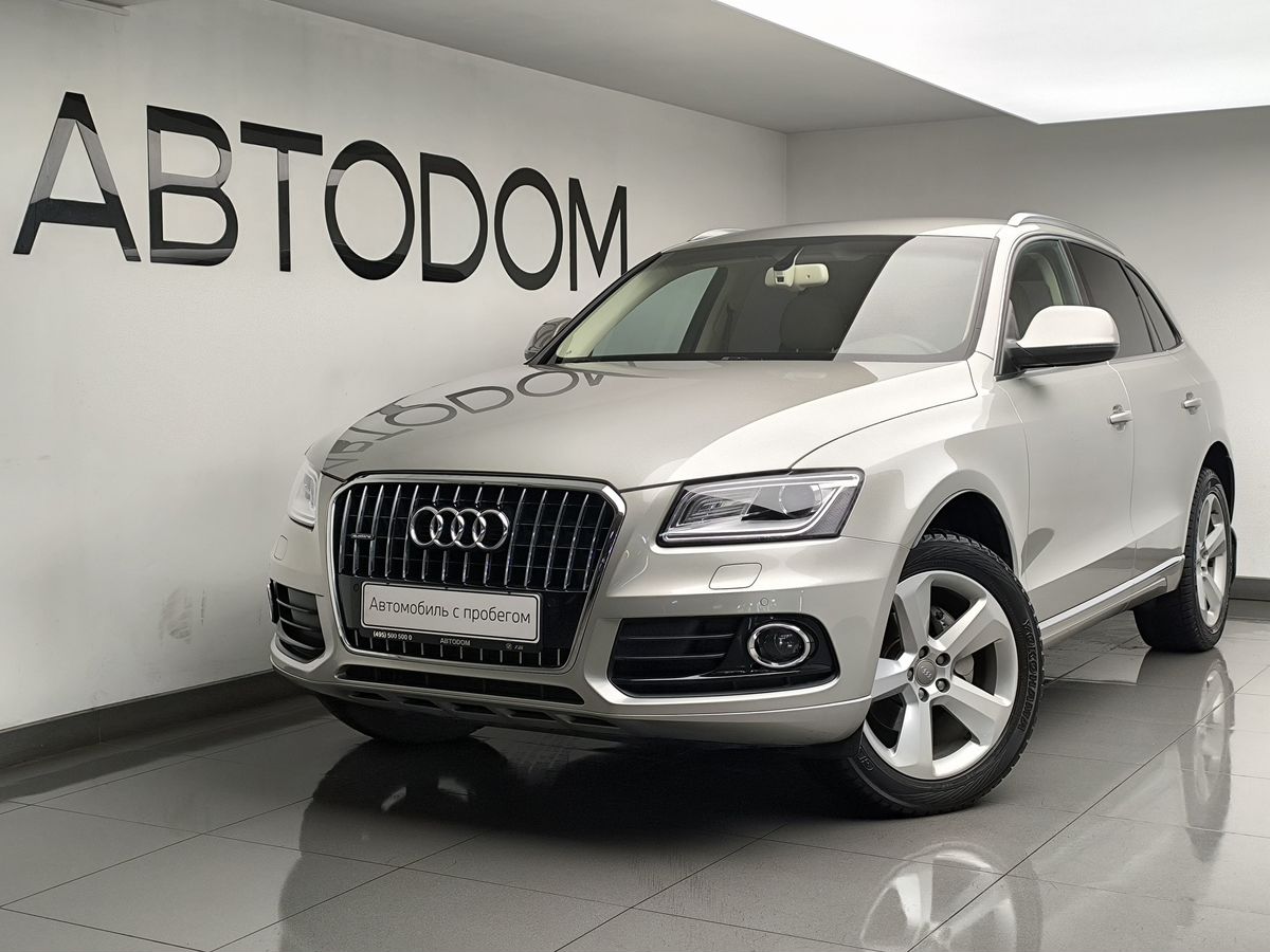 Audi Q5 I (8R) [рестайлинг] 2.0 AT 4WD (225 л.с.) Base Бежевый 2013 с пробегом 91 858 км