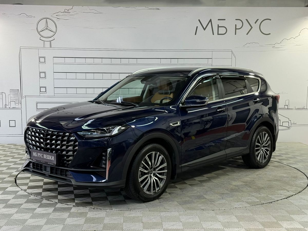Jetour X70 PLUS I [рестайлинг] 1.6 AMT (190 л.с.) Luxury Синий 2023 с пробегом 25 218 км