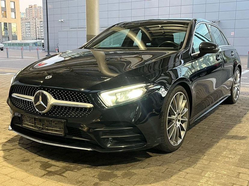 Mercedes-Benz A-Класс IV поколение (W177) 200 1.3 AMT (150 л.с.) Sport Чёрный 2020 с пробегом 47 000 км