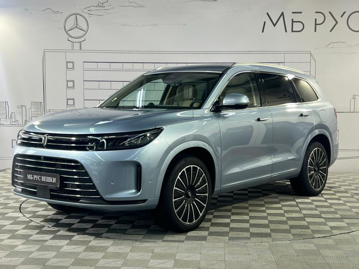 Автомобиль AITO M7 I поколение 1.5hyb AT 4WD (449 л.с.) Ultimate Голубой 2024 с пробегом 24 424 км