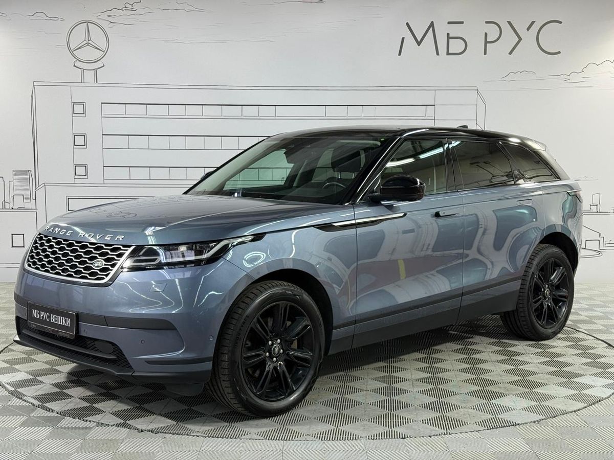 Автомобиль Land Rover Range Rover Velar I поколение 2.0d AT 4WD (199 л.с.) S Голубой 2021 с пробегом 82 790 км