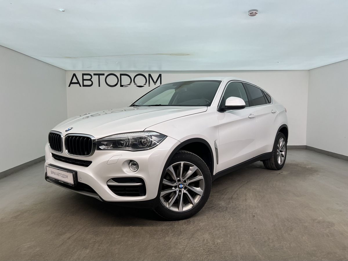 BMW X6 II поколение (F16) 3.0 AT 4WD (306 л.с.) Luxury Белый 2016 с пробегом 107 382 км