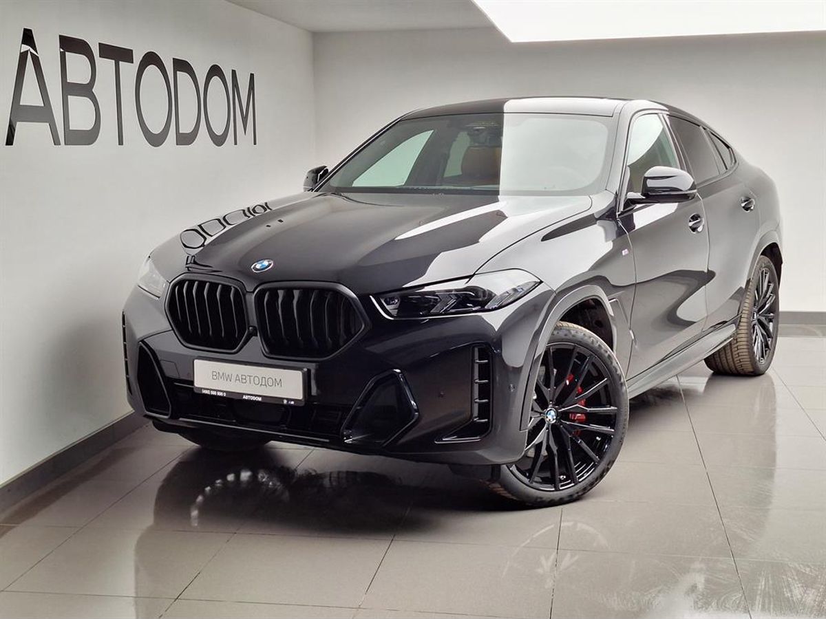 BMW X6 III (G06) [рестайлинг] 3.0d AT 4WD (286 л.с.) M Sport Чёрный 2026 