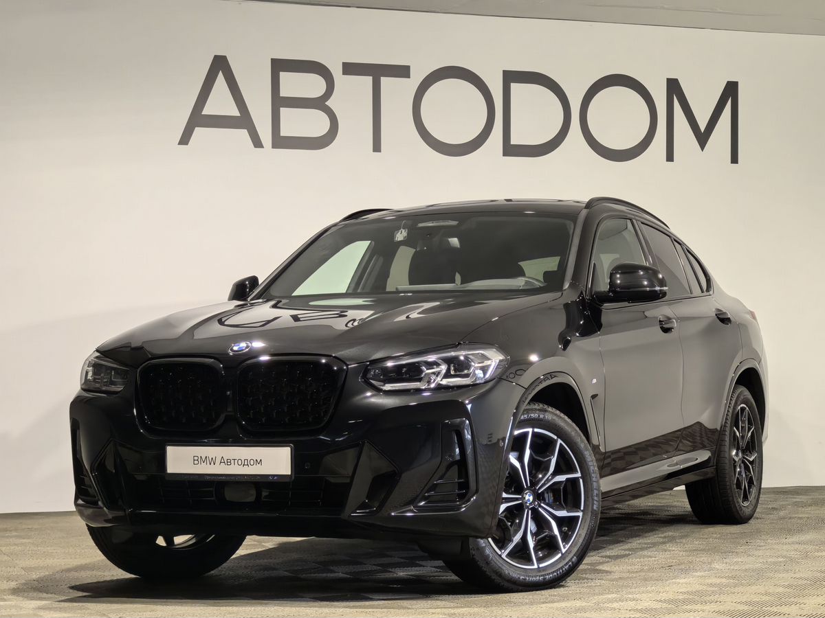 BMW X4 II (G02) [рестайлинг] 2.0 AT 4WD (184 л.с.) M Sport Pure Чёрный 2024 с пробегом 16 736 км