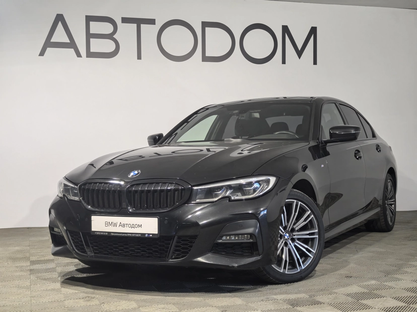 Автомобиль BMW 3 серии VII поколение (G20/G21/G28) 320 2.0 AT 4WD (184 л.с.) M Sport Pure Чёрный 2020 с пробегом 67 696 км
