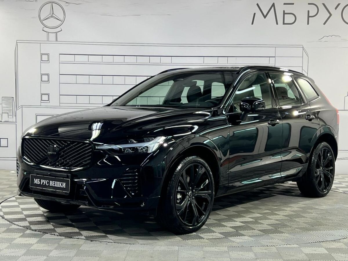 Автомобиль Volvo XC60 II [рестайлинг] 2.0 AT 4WD (249 л.с.) Inscription Чёрный 2025 с пробегом 50 км