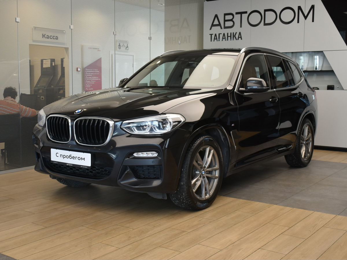 BMW X3 III поколение (G01) 2.0d AT 4WD (190 л.с.) M Sport Чёрный 2019 с пробегом 123 200 км