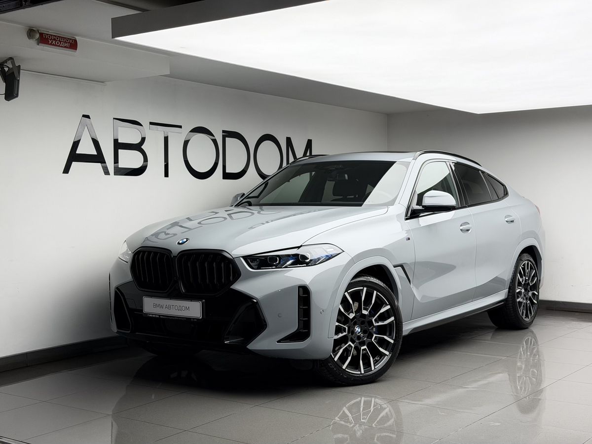 BMW X6 III (G06) [рестайлинг] 3.0 AT 4WD (381 л.с.) Base Серый 2025 с пробегом 7 782 км