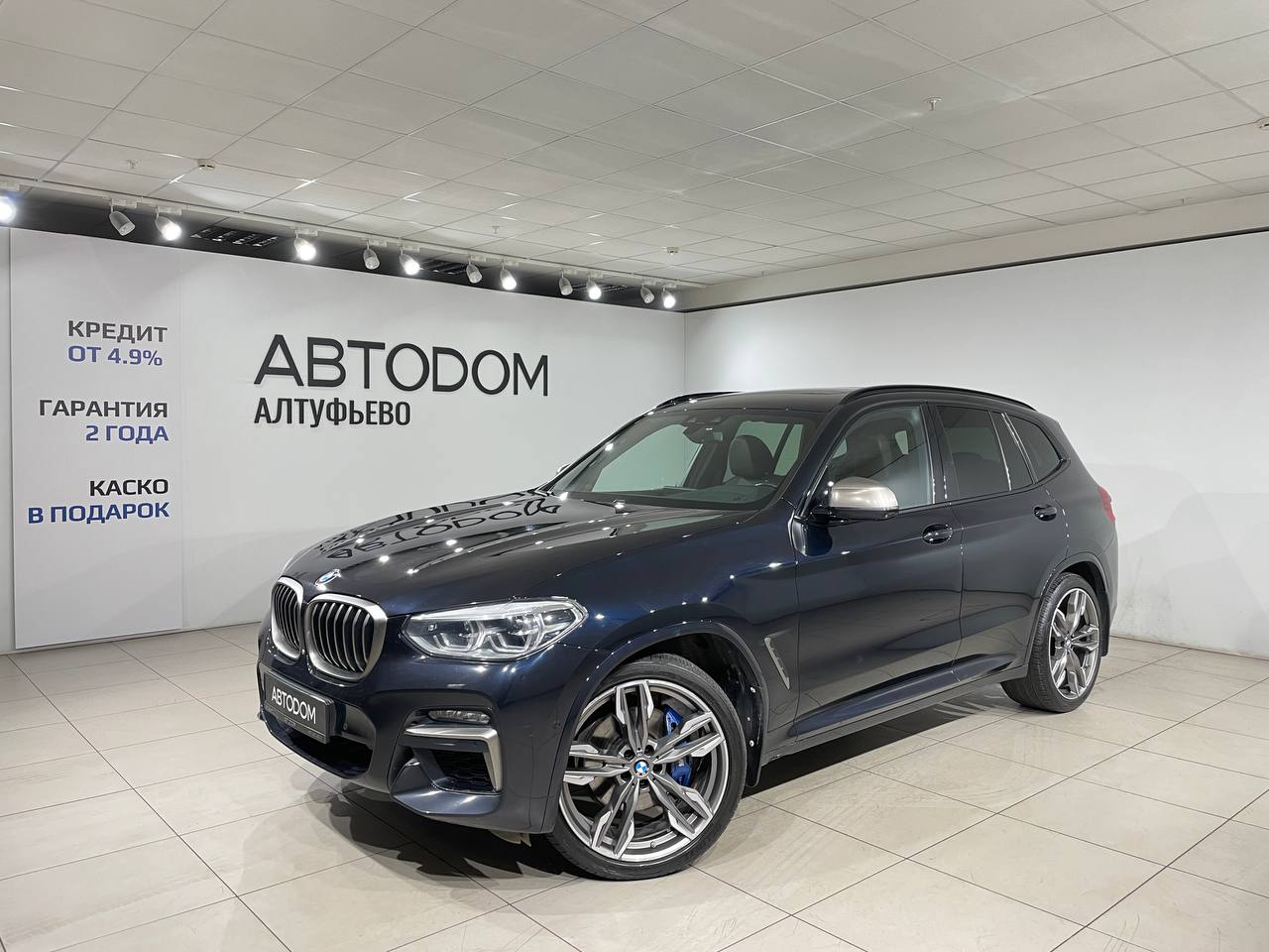 Автомобиль BMW X3 III поколение (G01) M40 3.0d AT 4WD (326 л.с.) M Special Edition 21 Чёрный 2019 с пробегом 89 808 км