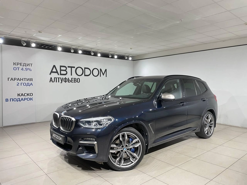 Автомобиль BMW X3 III поколение (G01) M40 3.0d AT 4WD (326 л.с.) M Special Edition 21 Чёрный 2019 с пробегом 89 808 км