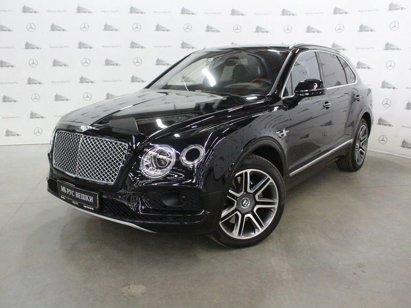 Автомобиль Bentley Bentayga I поколение 6.0 AT 4WD (608 л.с.) Individual Чёрный 2017 с пробегом 29 145 км