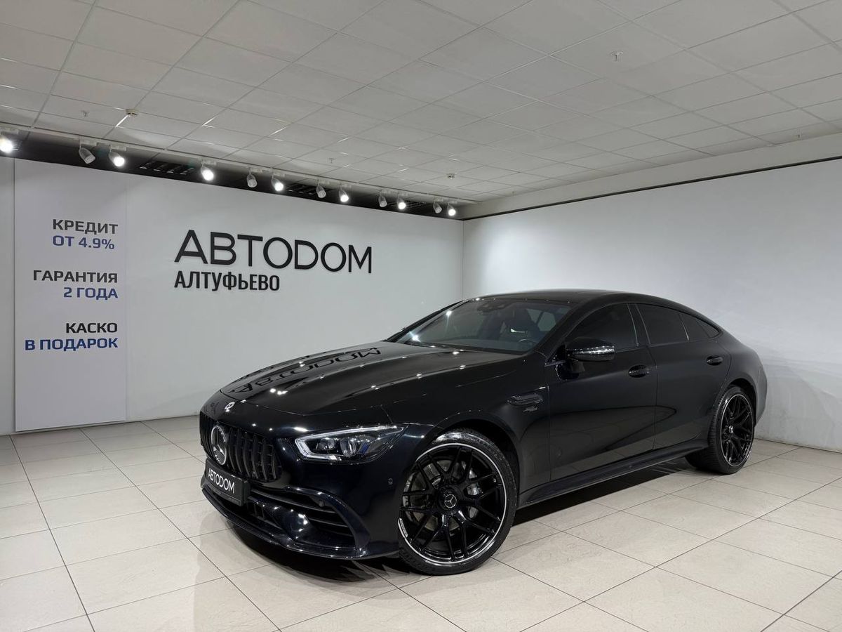 Автомобиль Mercedes-Benz AMG GT I (C190) [рестайлинг] 53 3.0 AMT 4Matic (435 л.с.) Особая Серия Чёрный 2021 с пробегом 42 486 км