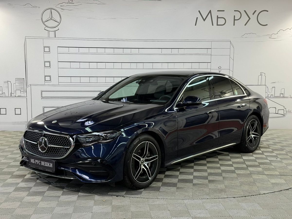 Mercedes-Benz E-Класс VI поколение (W214/S214) 2.0 AT 4Matic (258 л.с.) AMG Line Синий 2024 с пробегом 8 000 км