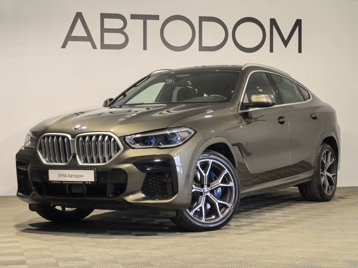 BMW X6 III поколение (G06) 3.0d AT 4WD (286 л.с.) Base Зелёный 2023 с пробегом 22 044 км