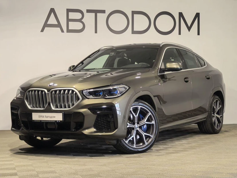 BMW X6 III поколение (G06) 3.0d AT 4WD (286 л.с.) Base Зелёный 2023 с пробегом 22 044 км