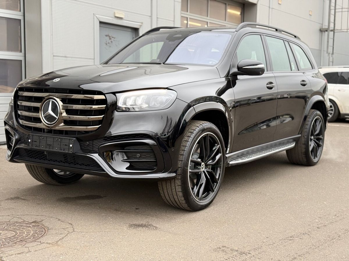 Автомобиль Mercedes-Benz GLS II (X167) [рестайлинг] 450 3.0 AT 4Matic (381 л.с.) Base Чёрный 2025 с пробегом 10 км