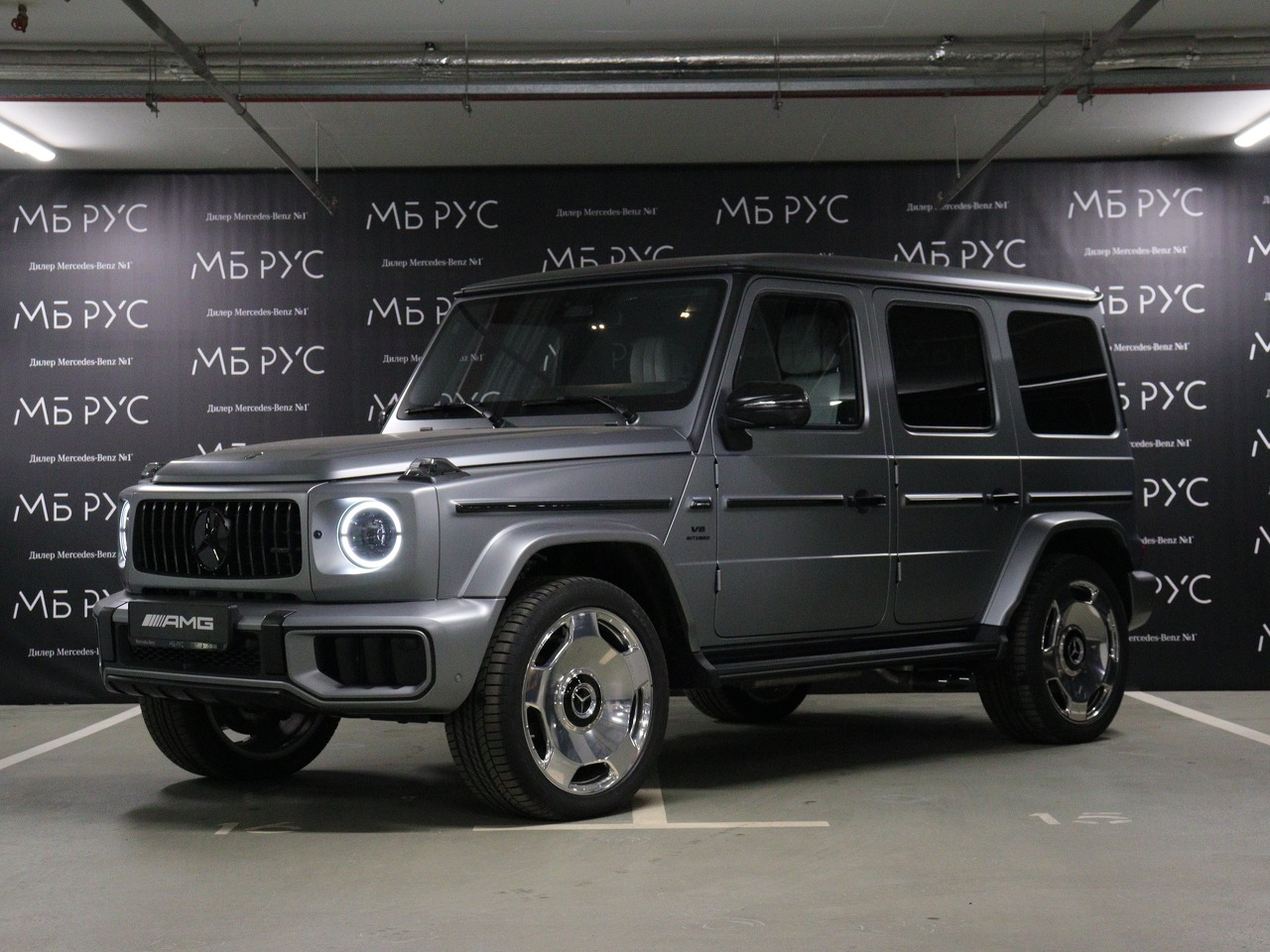 Автомобиль Mercedes-Benz G-Класс AMG II (W463) [рестайлинг] G 63 4.0 AT 4Matic (585 л.с.) AMG G 63 Серый 2025 