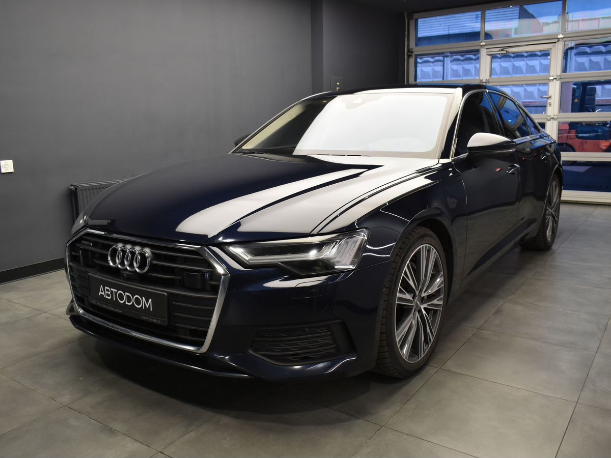 Audi A6 V поколение (C8) 3.0d AT 4WD (286 л.с.) Импорт Синий 2018 с пробегом 86 590 км