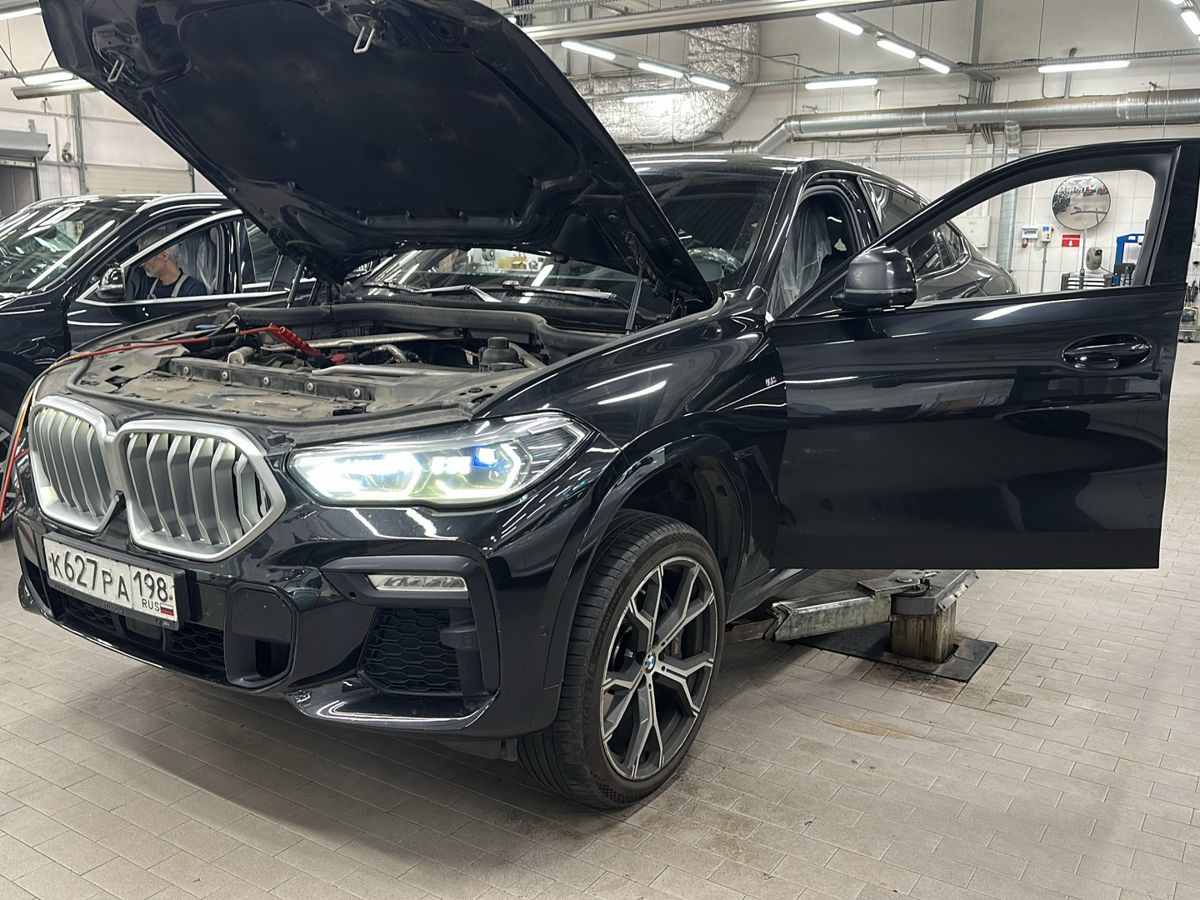 BMW X6 III поколение (G06) 3.0d AT 4WD (340 л.с.) M Sport Pro Чёрный 2020 с пробегом 281 863 км