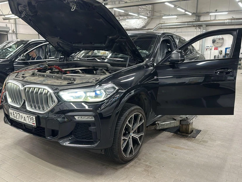 BMW X6 III поколение (G06) 3.0d AT 4WD (340 л.с.) M Sport Pro Чёрный 2020 с пробегом 281 863 км