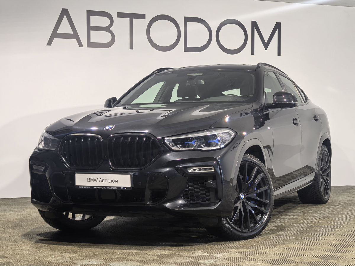 Автомобиль BMW X6 III поколение (G06) 3.0d AT 4WD (340 л.с.) M Sport Pro Чёрный 2020 с пробегом 103 450 км