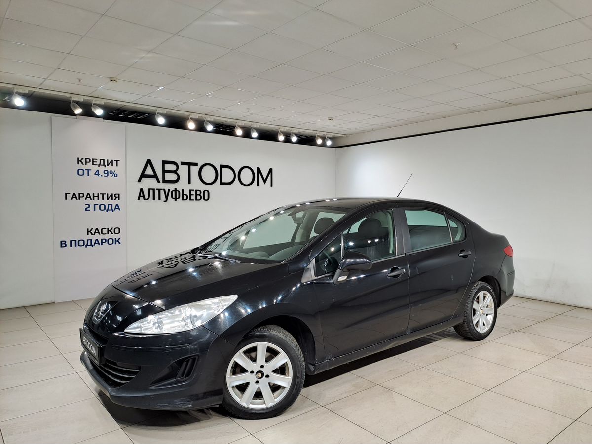 Автомобиль Peugeot 408 I поколение 1.6 MT (110 л.с.) Base Чёрный 2012 с пробегом 223 965 км