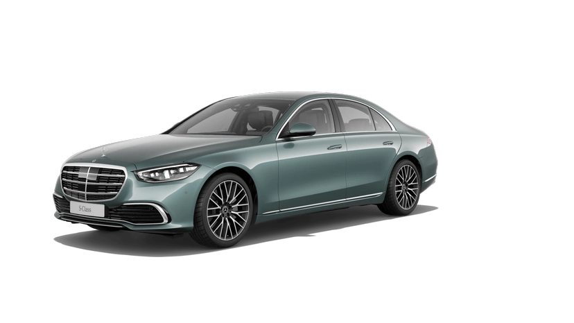 Автомобиль Mercedes-Benz S-Класс VII поколение (W223) 3.0 AT 4Matic (449 л.с.) Base Зелёный 2024