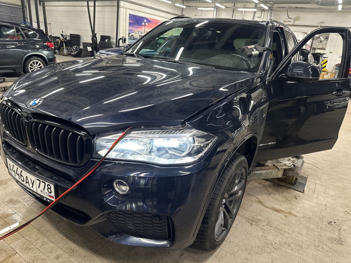 Автомобиль BMW X5 III поколение (F15) 3.0d AT 4WD (313 л.с.) M Sport Чёрный 2017 с пробегом 148 173 км