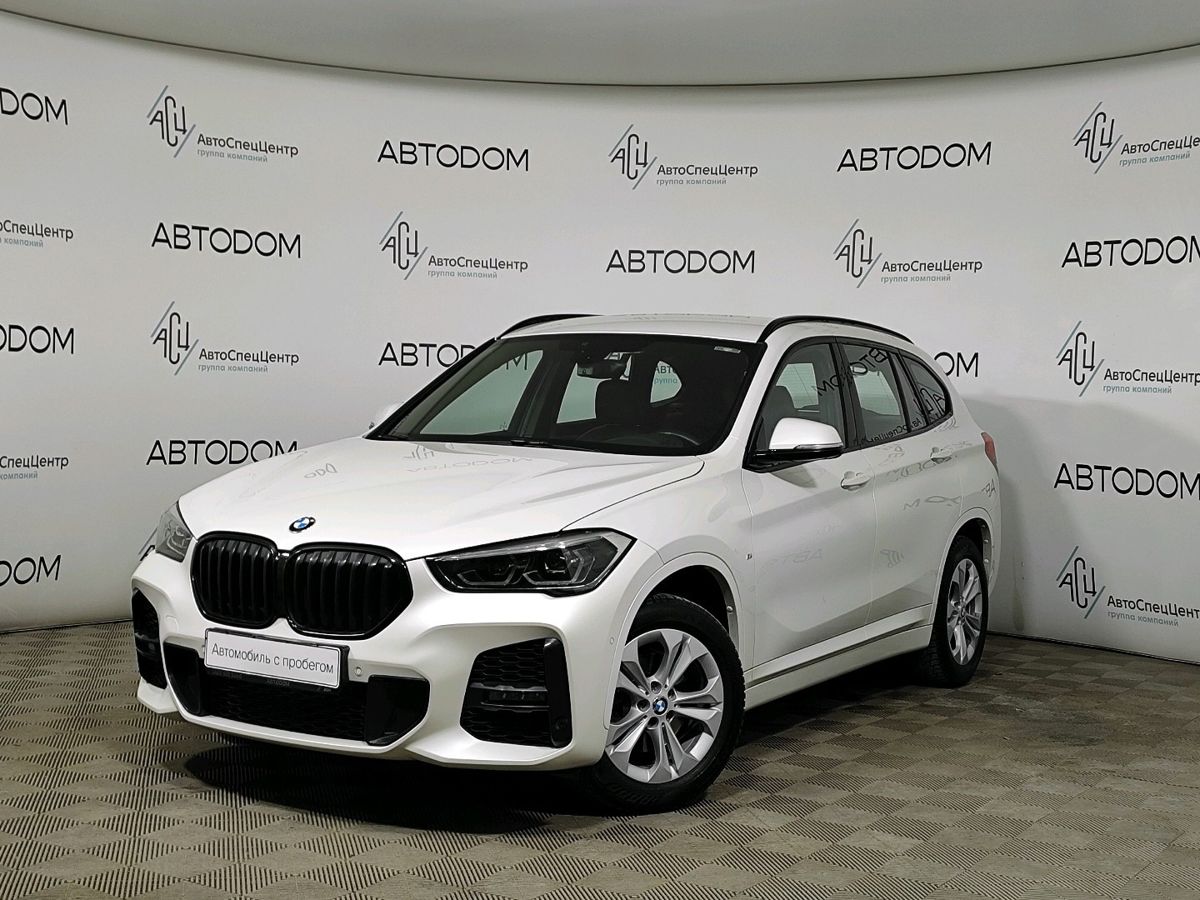 Автомобиль BMW X1 II (F48) [рестайлинг] 2.0d AT 4WD (150 л.с.) M Sport Белый 2020 с пробегом 89 934 км