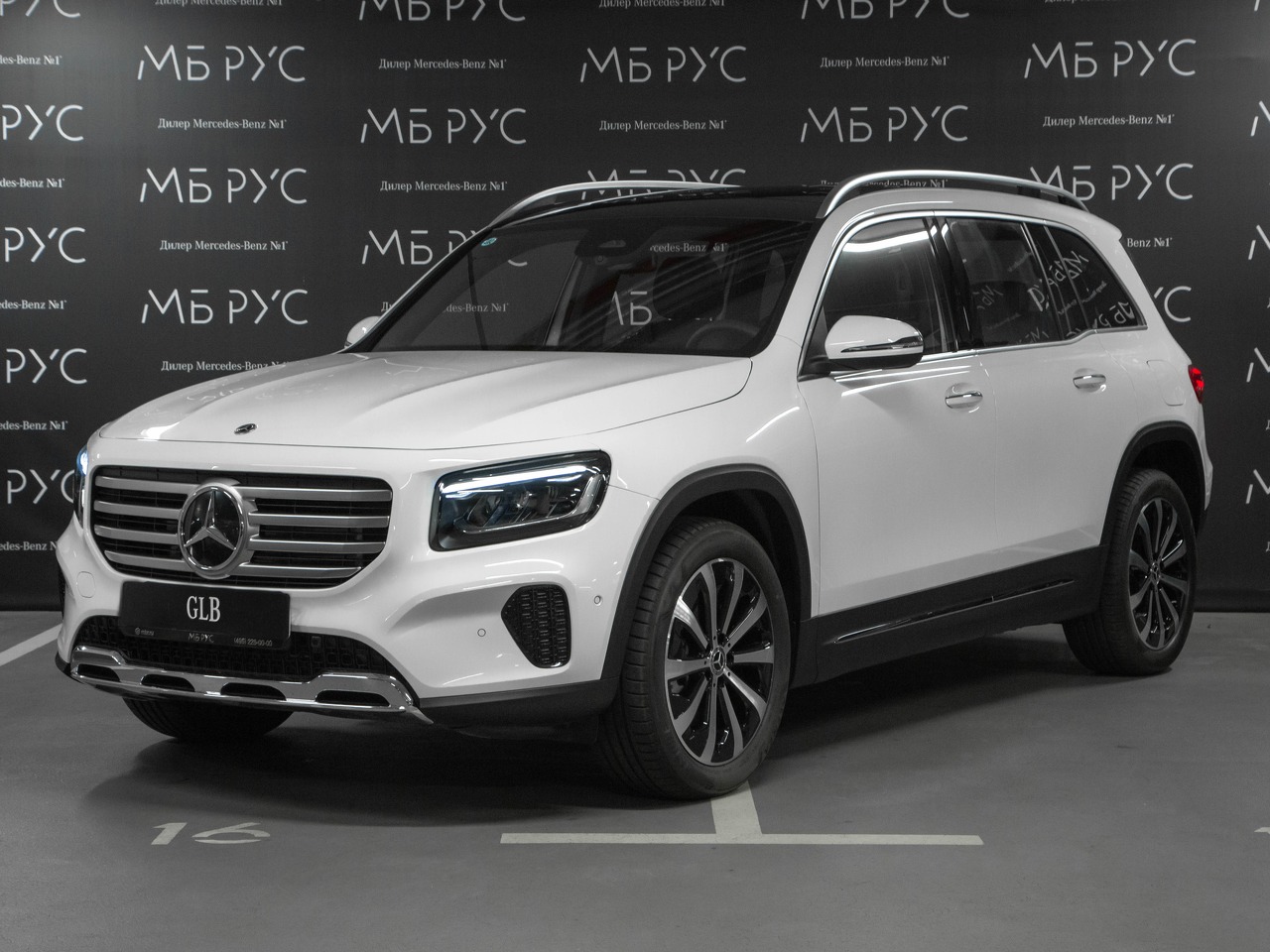 Mercedes-Benz GLB I (X247) [рестайлинг] 220 2.0 AMT (190 л.с.) Dynamic Белый 2025 