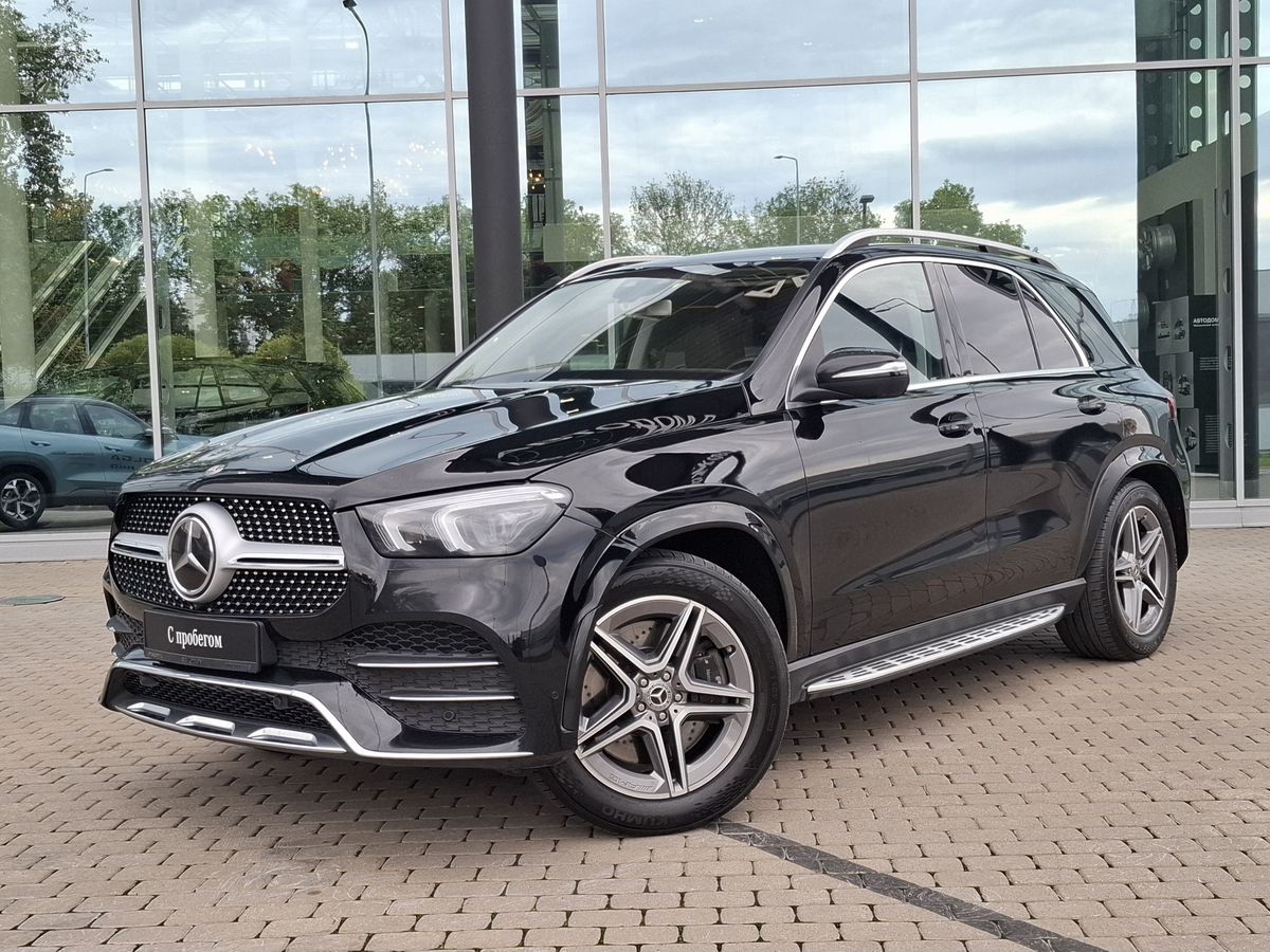 Mercedes-Benz GLE II поколение (V167) 450 3.0 AT 4Matic (367 л.с.) Base Чёрный 2019 с пробегом 141 800 км