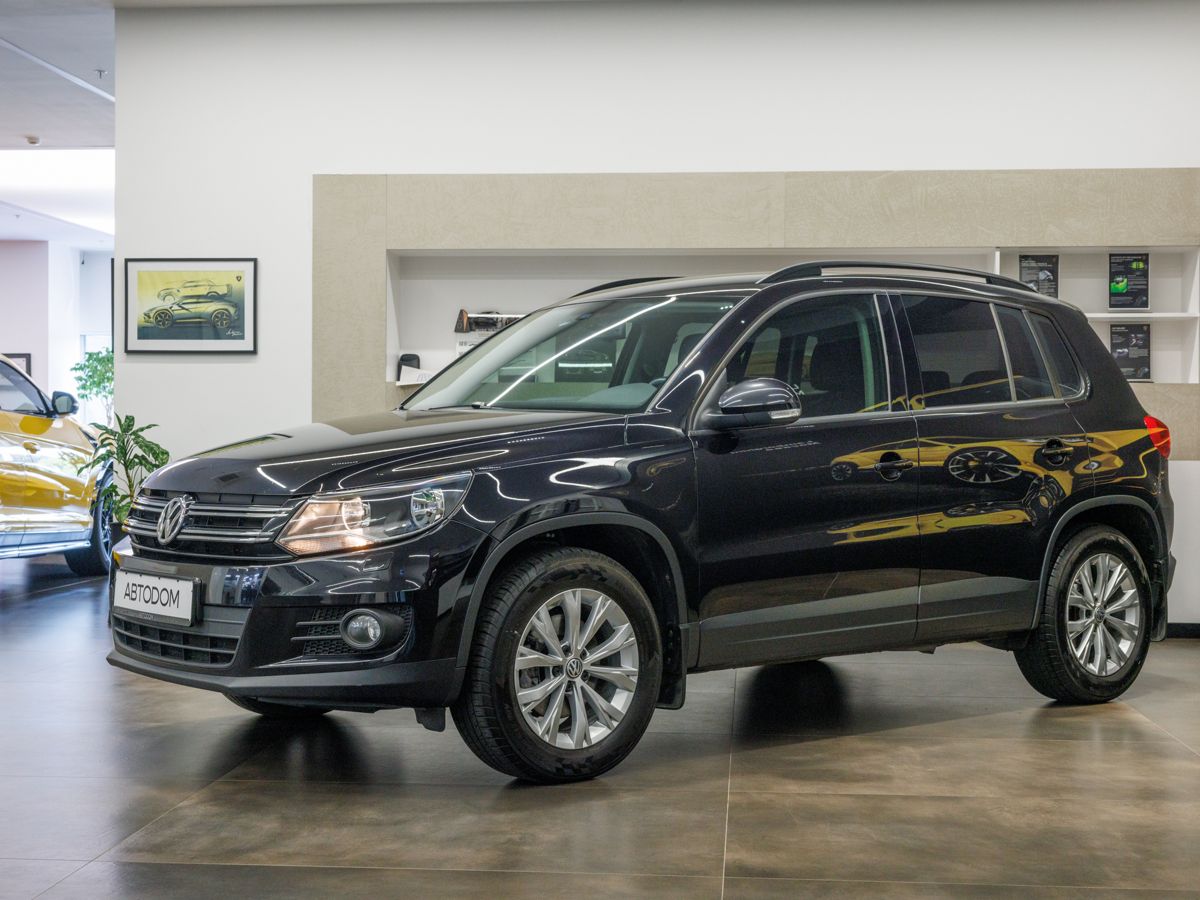 Volkswagen Tiguan I [рестайлинг] 1.4 MT (122 л.с.) Trend & Fun Чёрный 2016 с пробегом 104 212 км