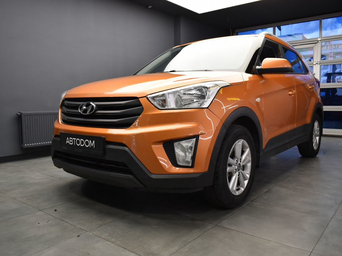 Hyundai Creta I поколение 1.6 AT (123 л.с.) Comfort Оранжевый 2016 с пробегом 80 270 км
