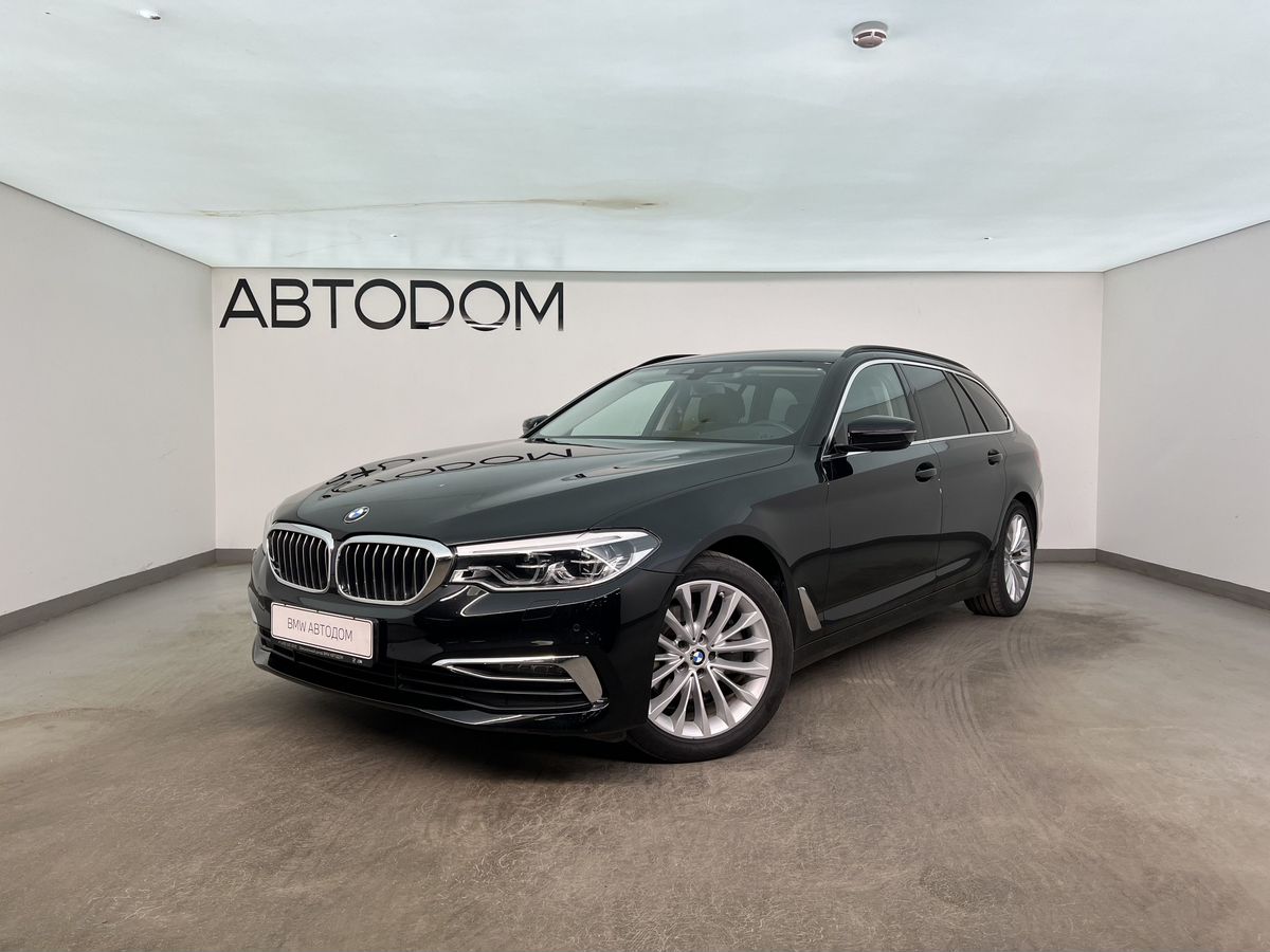 BMW 5 серии VII поколение (G30/G31) 520 2.0d AT 4WD (190 л.с.) Base Чёрный 2020 с пробегом 78 030 км