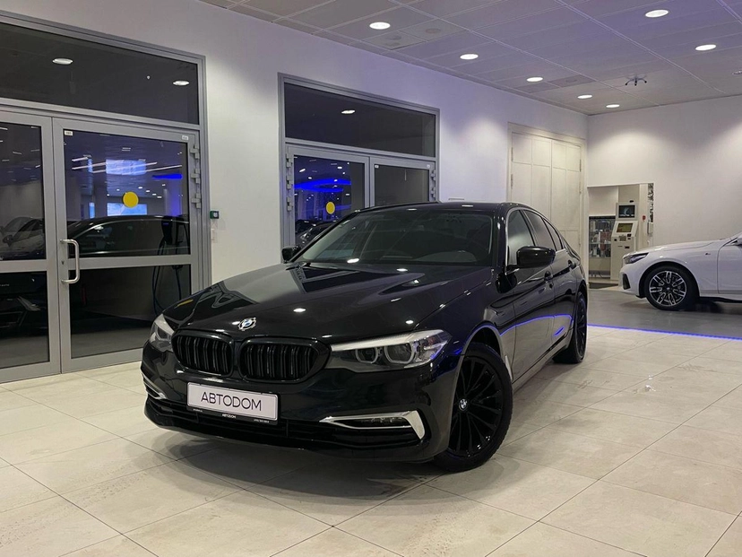 Автомобиль BMW 5 серии VII поколение (G30/G31) 520 2.0d AT 4WD (190 л.с.) Exclusive Чёрный 2020 с пробегом 125 740 км