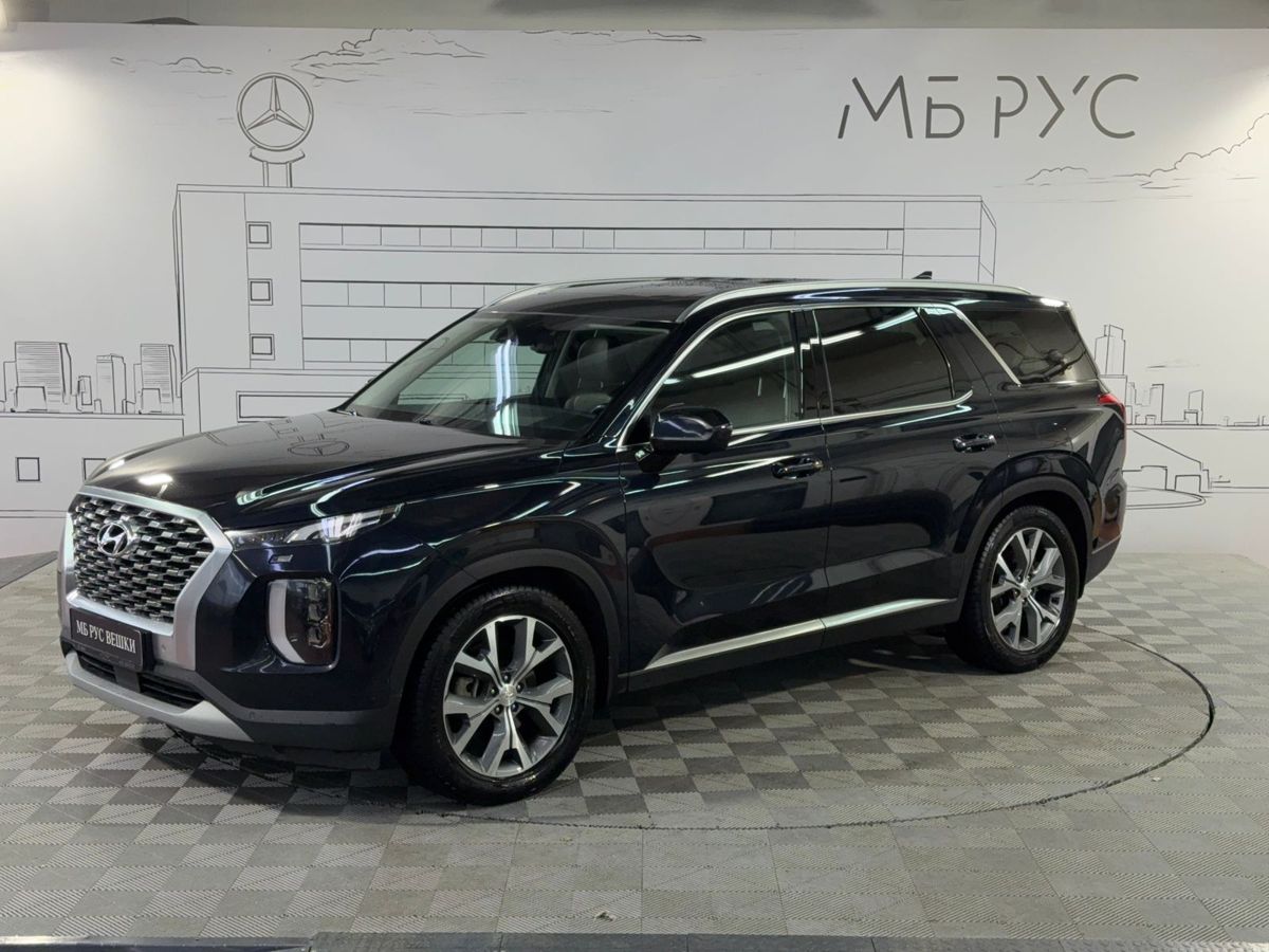 Автомобиль Hyundai Palisade I поколение 3.5 AT 4WD (249 л.с.) Prestige + Smart Sense Синий 2022 с пробегом 110 000 км