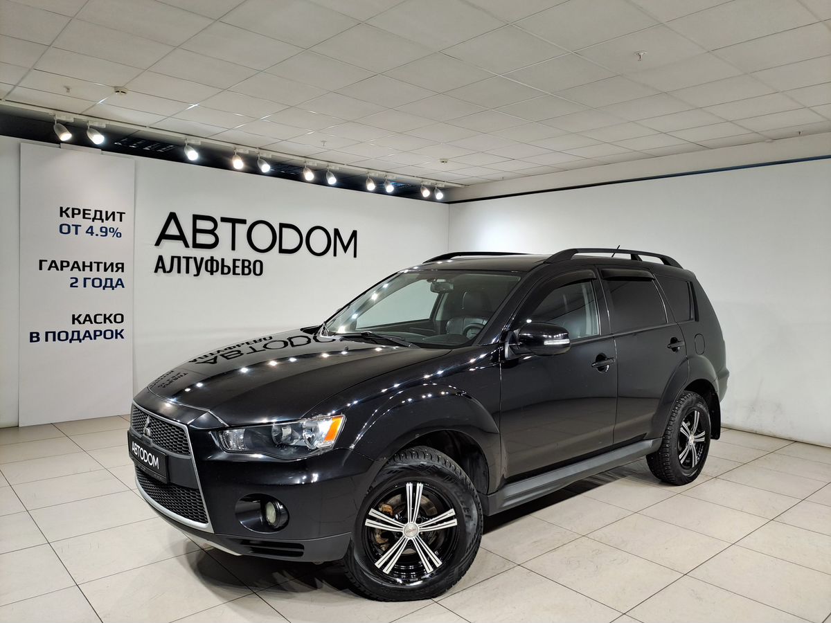 Mitsubishi Outlander II [рестайлинг] 2.4 CVT 4WD (170 л.с.) Instyle Чёрный 2012 с пробегом 336 026 км