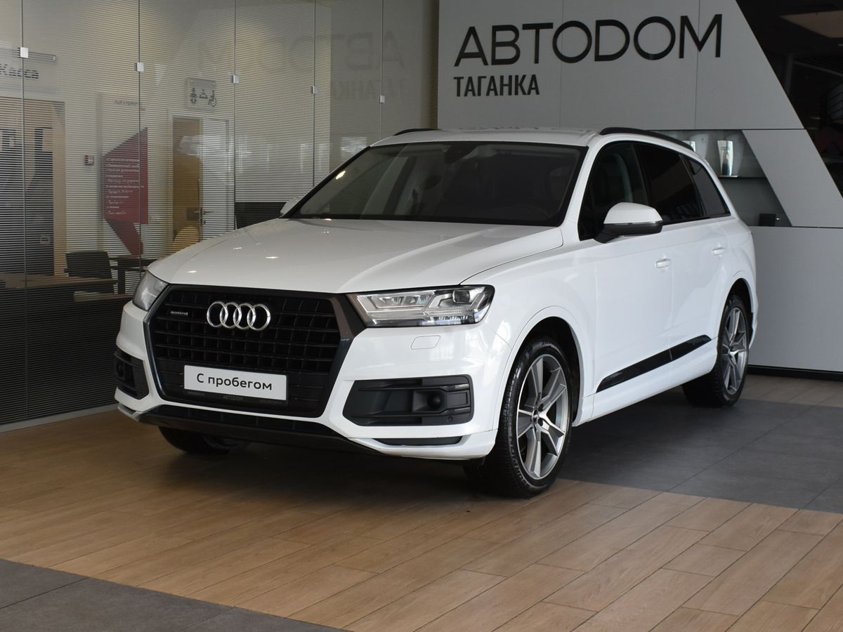 Audi Q7 II поколение (4M) 3.0d AT 4WD (249 л.с.) Business Белый 2016 с пробегом 137 952 км