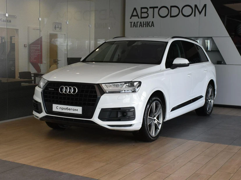 Audi Q7 II поколение (4M) 3.0d AT 4WD (249 л.с.) Business Белый 2016 с пробегом 137 952 км