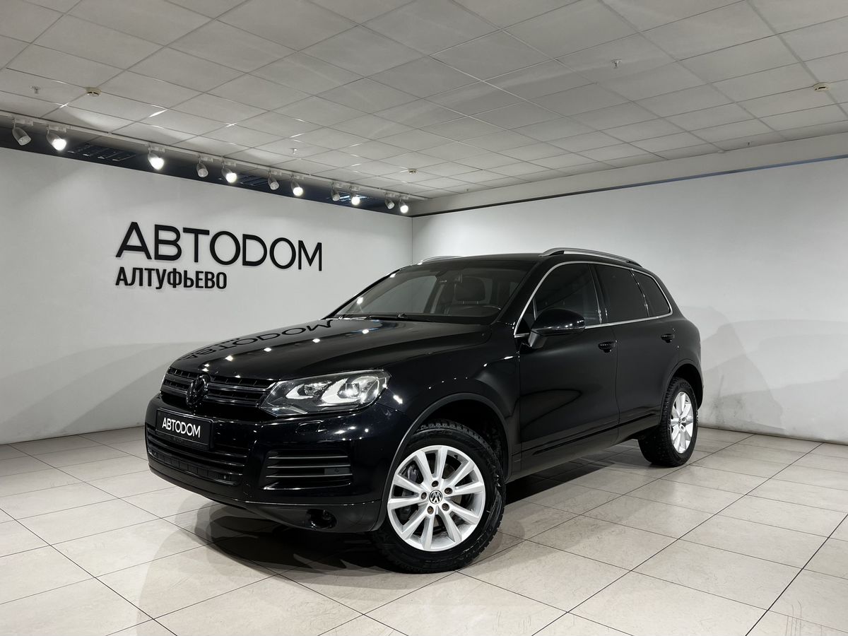 Volkswagen Touareg II поколение 3.0d AT 4WD (245 л.с.) Base Чёрный 2012 с пробегом 238 722 км