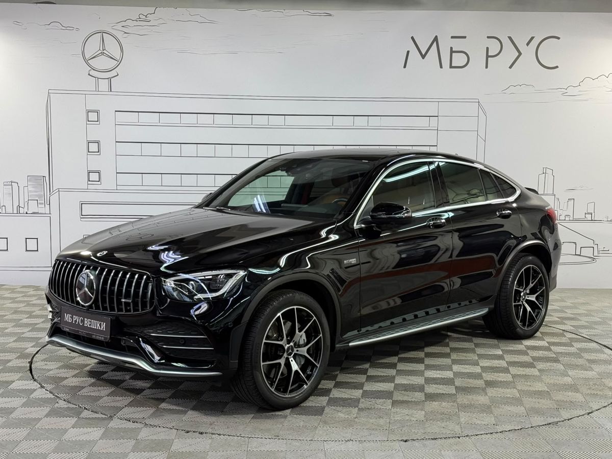Mercedes-Benz GLC coupe AMG I (C253) [рестайлинг] 43 AMG 3.0 AT 4Matic (390 л.с.) Особая Серия Чёрный 2021 с пробегом 50 371 км