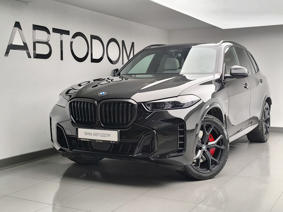 Автомобиль BMW X5 IV (G05) [рестайлинг] 3.0d AT 4WD (286 л.с.) M Sport Pro Чёрный 2023 с пробегом 26 093 км