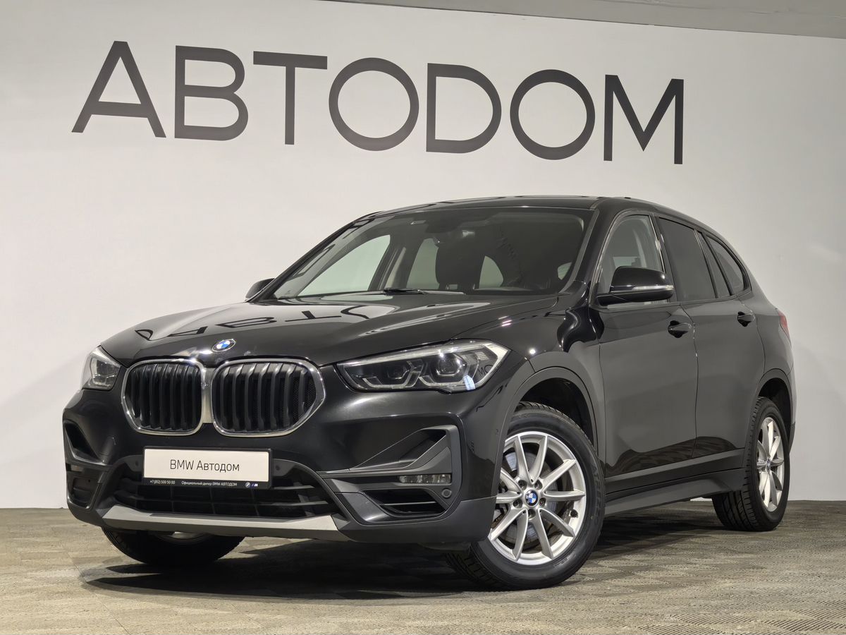 BMW X1 II (F48) [рестайлинг] 2.0 AT 4WD (192 л.с.) Advantage Чёрный 2020 с пробегом 86 360 км
