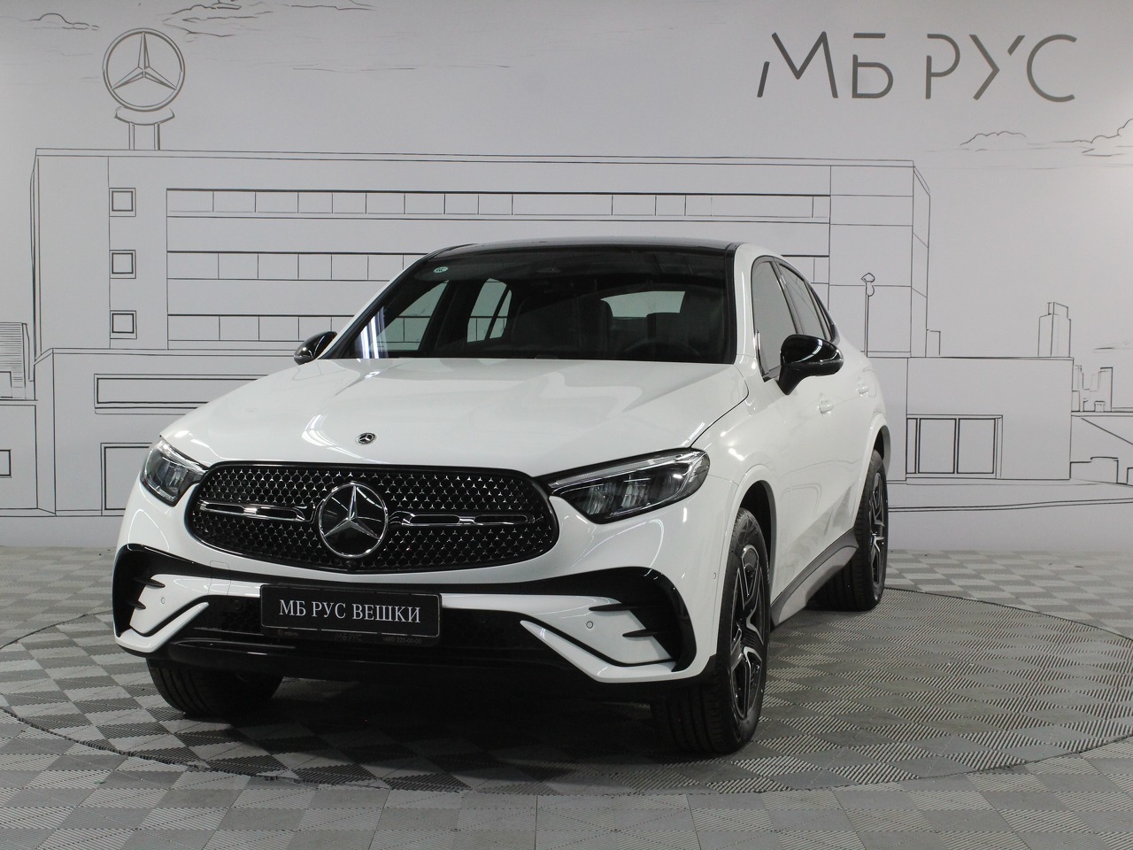Автомобиль Mercedes-Benz GLC coupe II поколение (C254) 2.0 AT 4Matic (204 л.с.) Base Белый 2025 