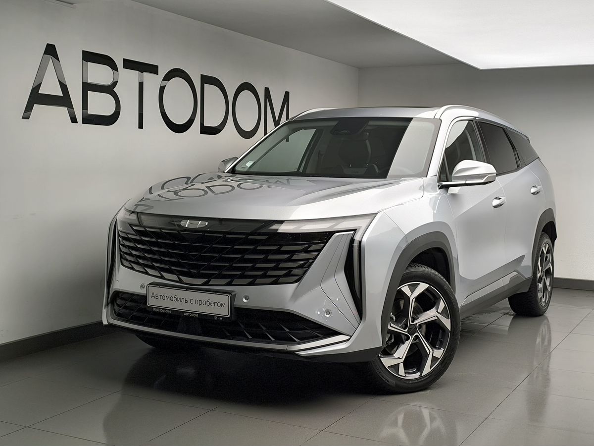 Автомобиль Geely Atlas II поколение 2.0 AT 4WD (200 л.с.) Flagship Серый 2024 с пробегом 24 600 км