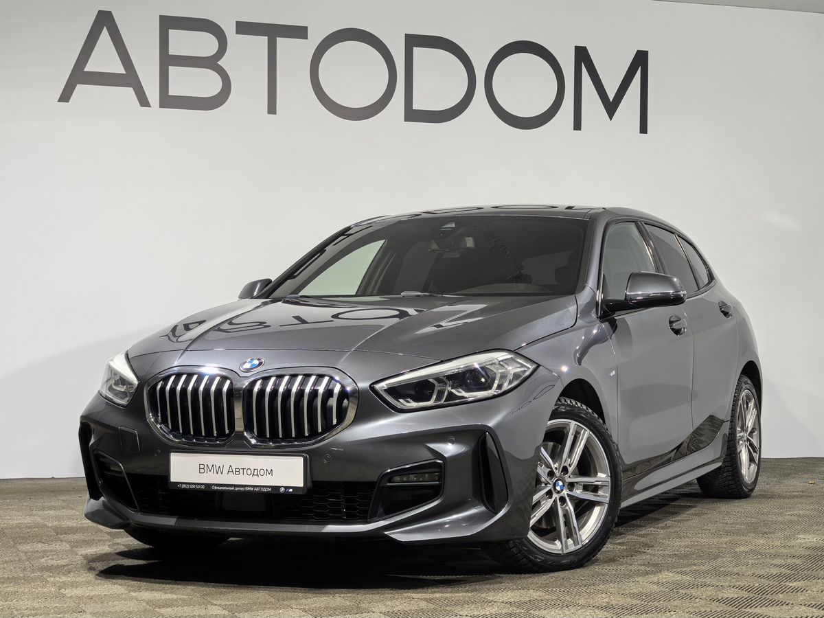 Автомобиль BMW 1 серии III поколение (F40) 118 1.5 AMT (140 л.с.) Base Серый 2021 с пробегом 61 887 км