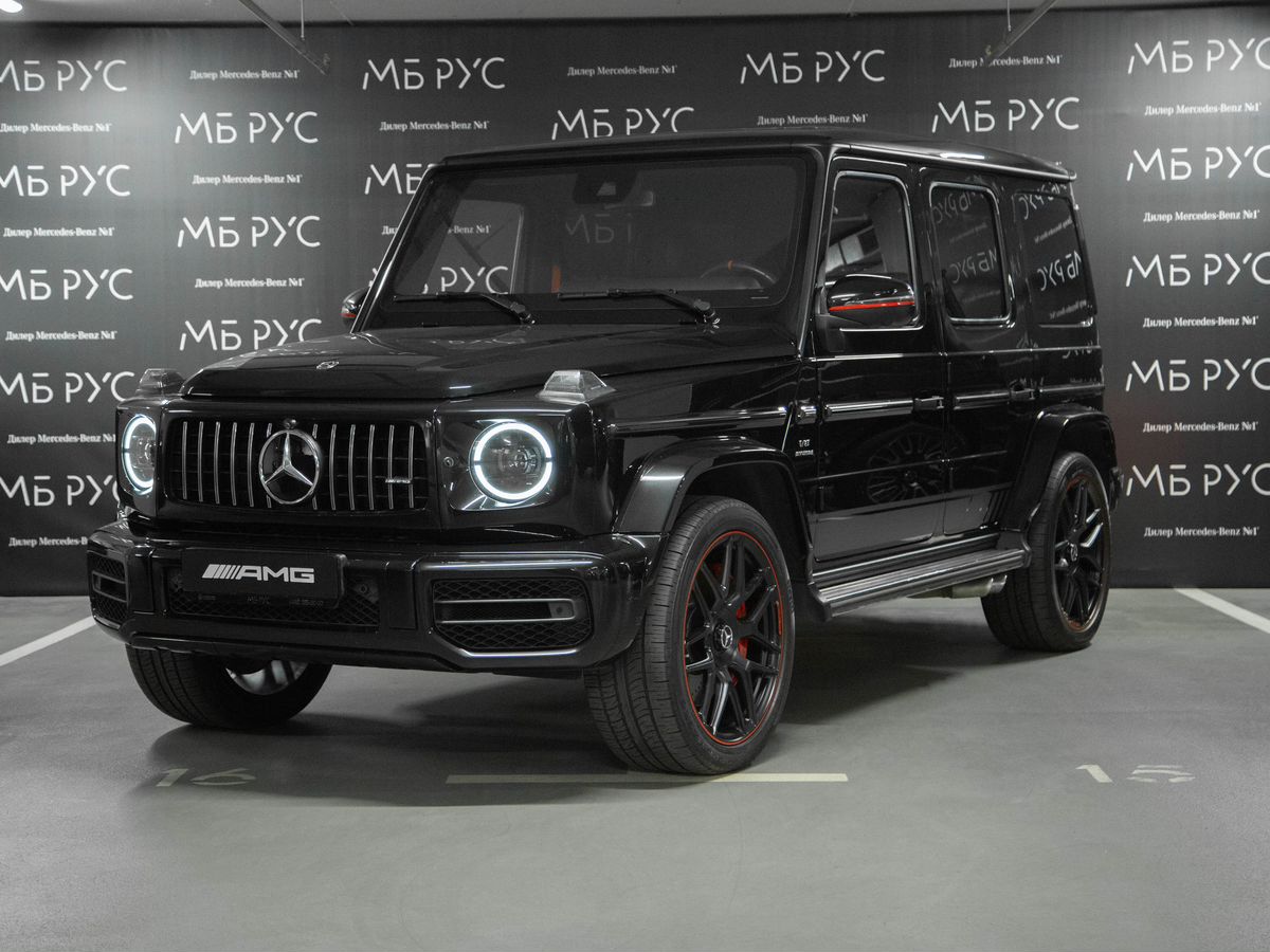 Mercedes-Benz G-Класс AMG II поколение (W463) 63 AMG 4.0 AT 4Matic (585 л.с.) AMG Чёрный 2019 с пробегом 69 742 км